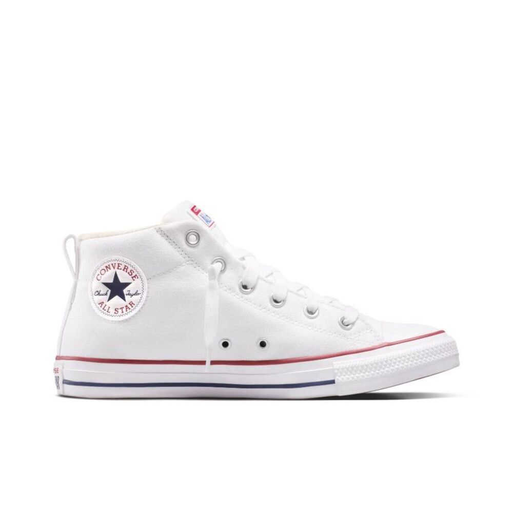 Converse Adult Street Mid Sneakers - White M 4/W 6